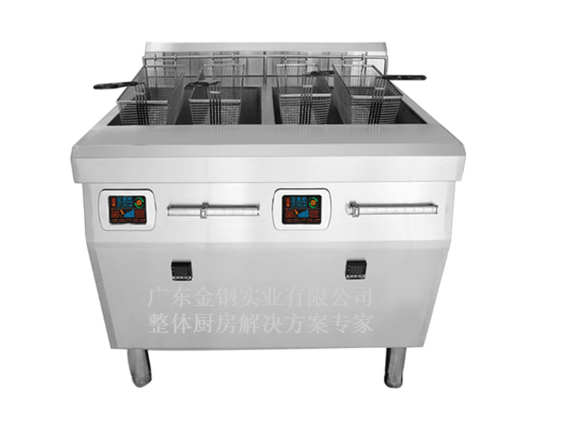 电磁双缸炸炉